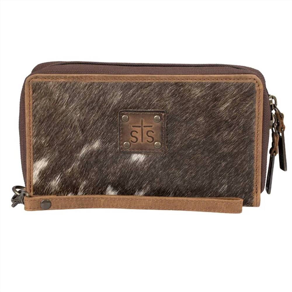 NEW STS RANCHWEAR cowhide kacy organizer in cowhide